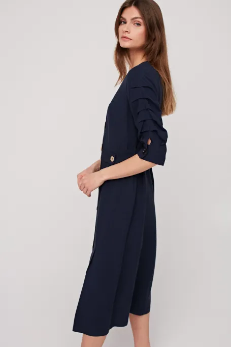 Kleid mit V-Ausschnitt