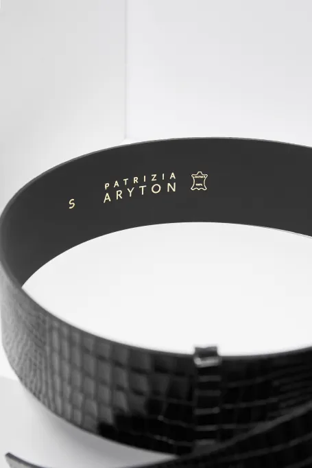 Leder Gürtel mit Prägung