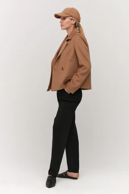 Wolljacke Camel 100% Kamelwolle