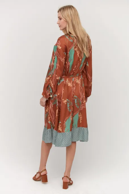 Seidenkleid muster