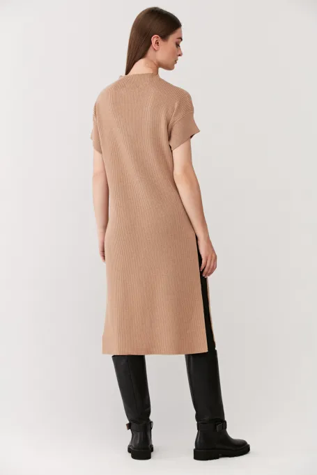 Strick-Tunika aus Merinowolle