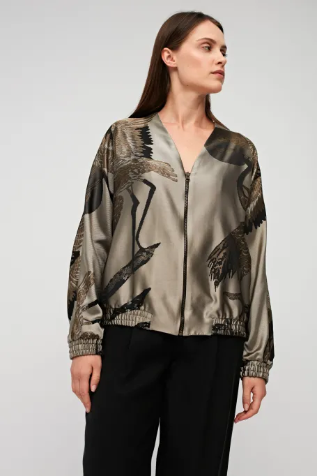 Bomberjacke mit Muster