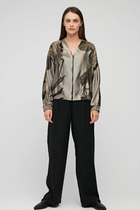 Bomberjacke mit Muster