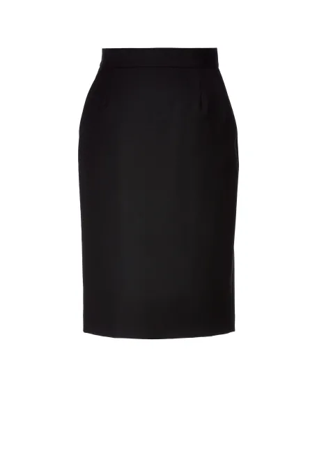 Schwarzer Karin Rock zum Anzug aus Schurwolle Schwarzer Karin Rock zum Anzug aus Schurwolle