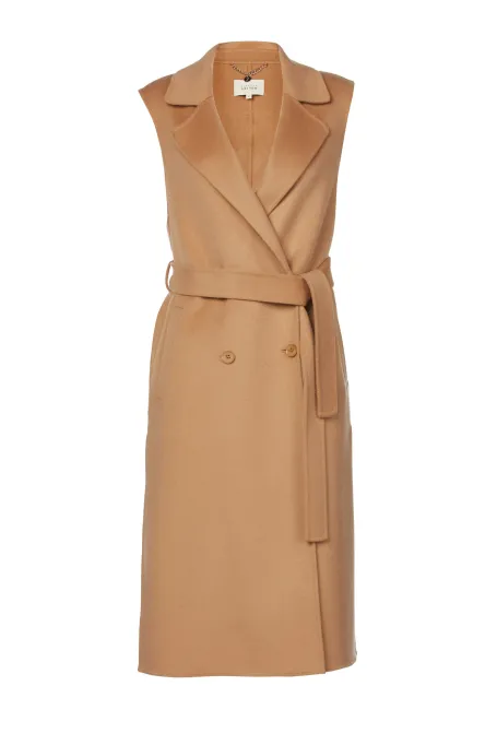 Langer Wollmantel Doubleface