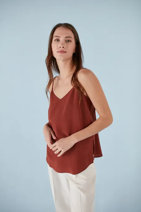 Seidentop gelb, orange
