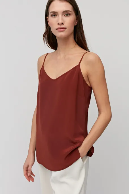 Seidentop gelb, orange