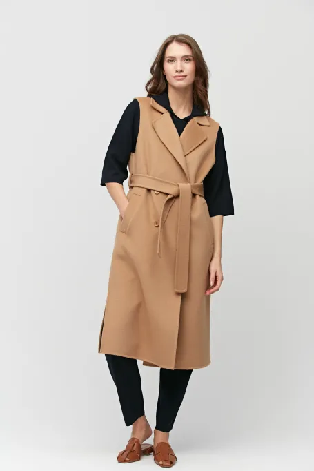 Langer Wollmantel Doubleface