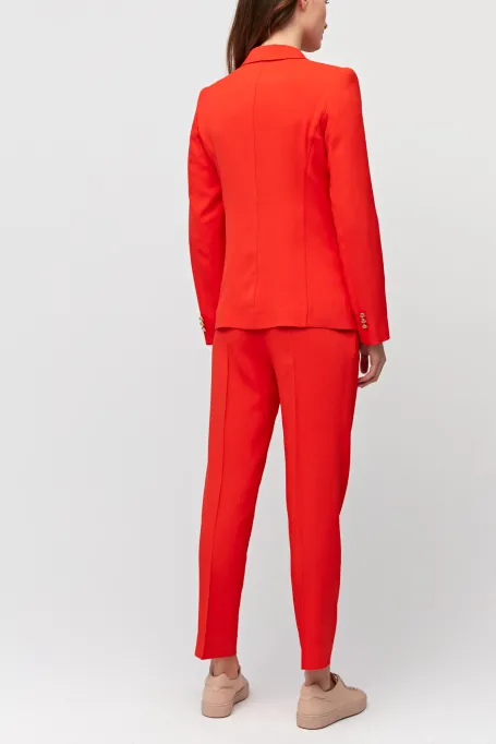 Rote elegante Anzughose