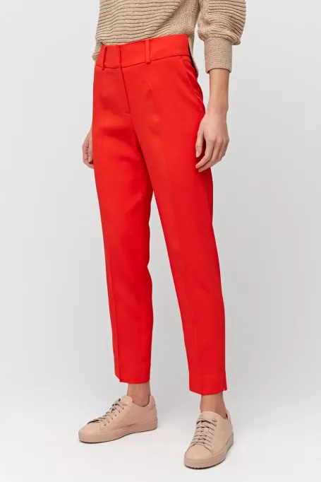 Rote elegante Anzughose