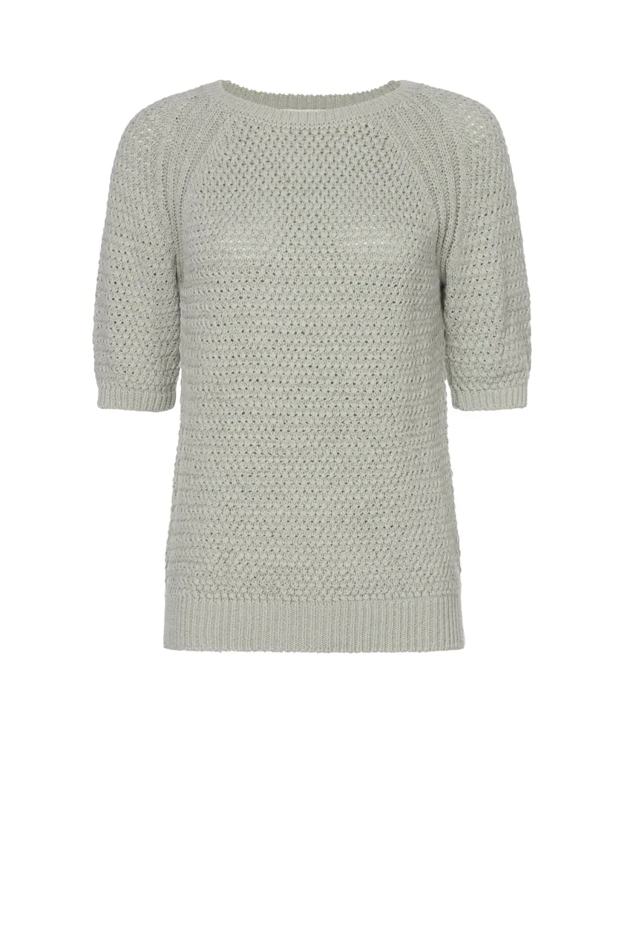 Baumwollpullover mit kurzen Ärmeln Baumwollpullover mit kurzen Ärmeln