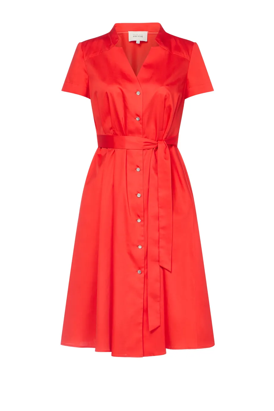 Rotes Hemdblusenkleid Rotes Hemdblusenkleid