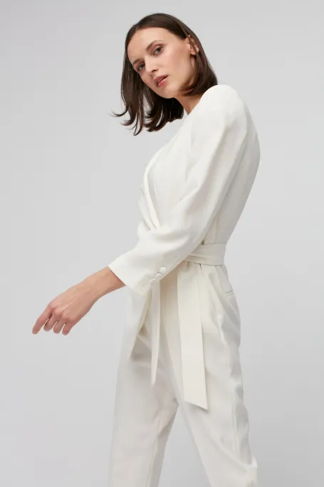 Seitlich gebundener Overall