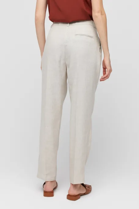 Hosen mit Leinen für Anzüge