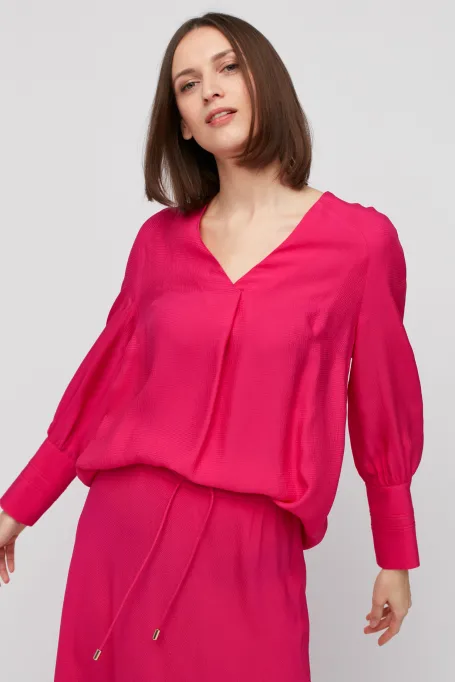 Bluse mit Manschetten Bluse mit Manschetten