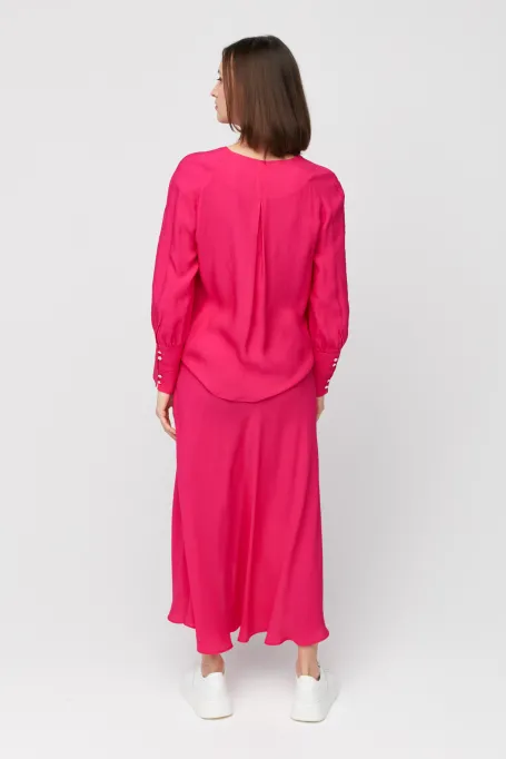 Bluse mit Manschetten Bluse mit Manschetten