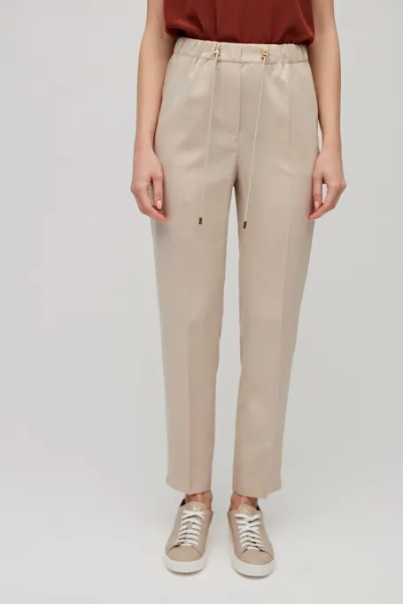 Jogger-Hose beige
