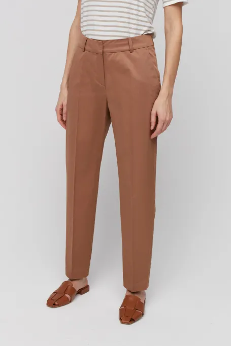 Baumwollhose braun