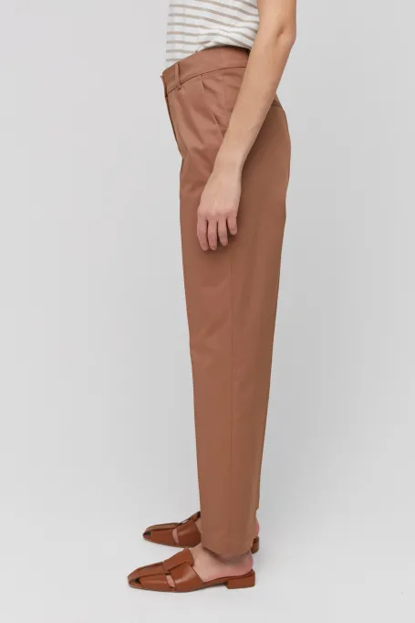 Baumwollhose braun