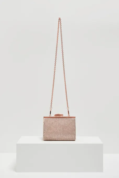 Mini Handtasche in Goldfarbe