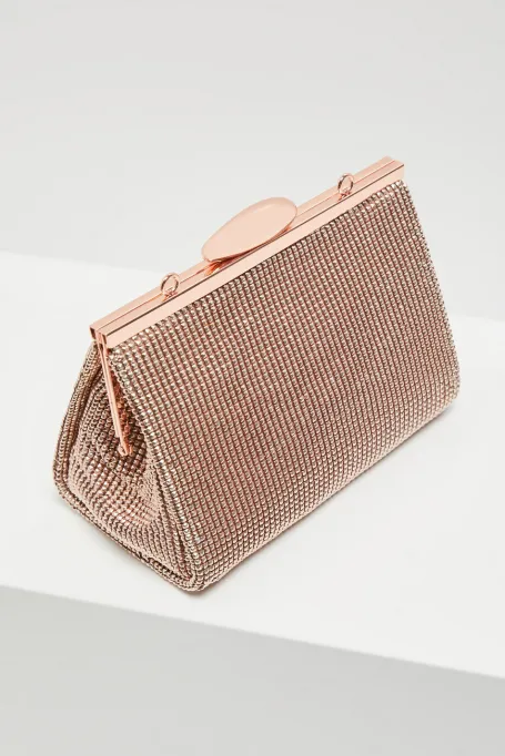 Mini Handtasche in Goldfarbe