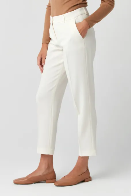 Weiße elegante Lotto-Hose