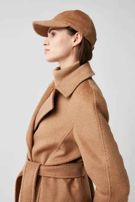 Schirmmütze aus Kamelwolle