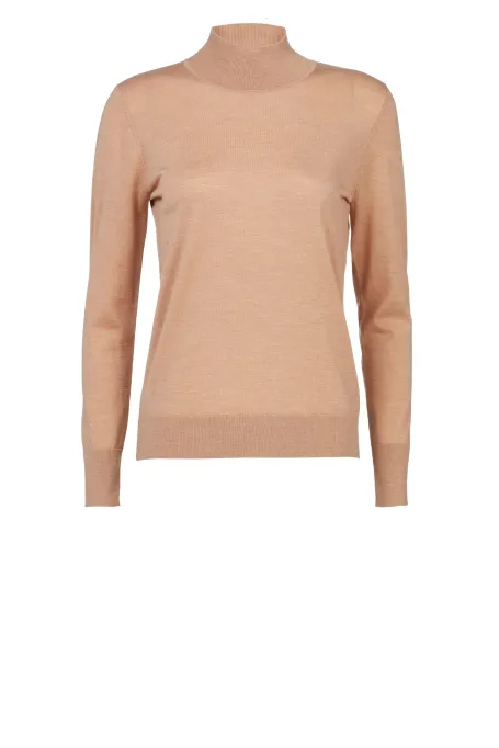 Pullover mit Stehkragen aus Merinowolle Julia