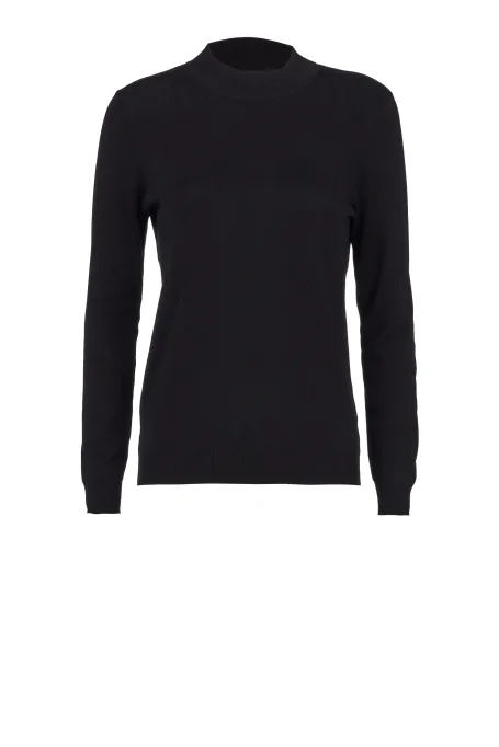 Seidenpullover mit Halbkragen Molly