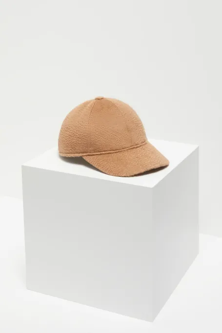 Schirmmütze aus Kamelwolle