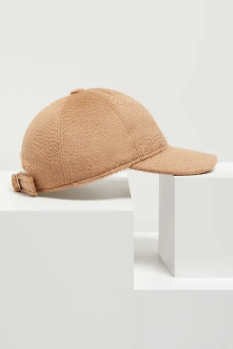 Schirmmütze aus Kamelwolle