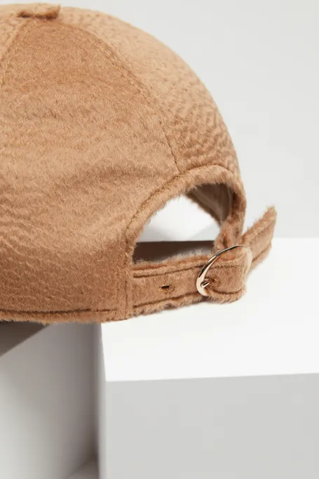 Schirmmütze aus Kamelwolle