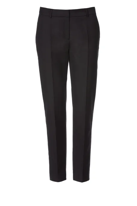 Schwarze Wollhose Lotto zum Anzug