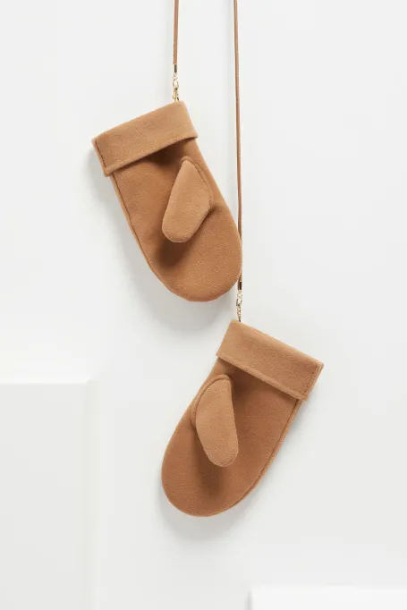 Doppelseitige Wollhandschuhe
