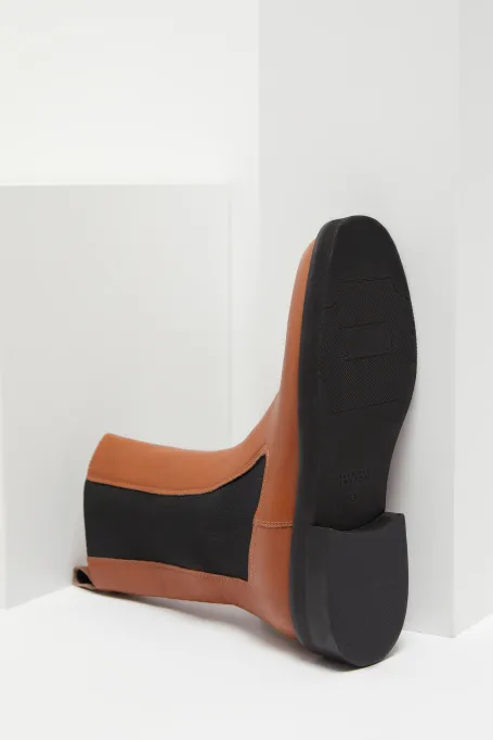 Leder Chelsea-Stiefel