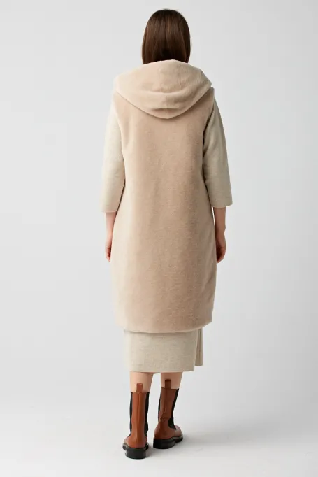 Wendeweste aus Teddy-Bär-Wolle