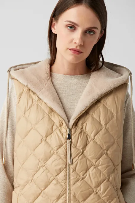 Wendeweste aus Teddy-Bär-Wolle