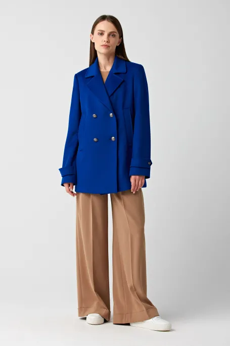 Zweireihige Wolljacke Clara