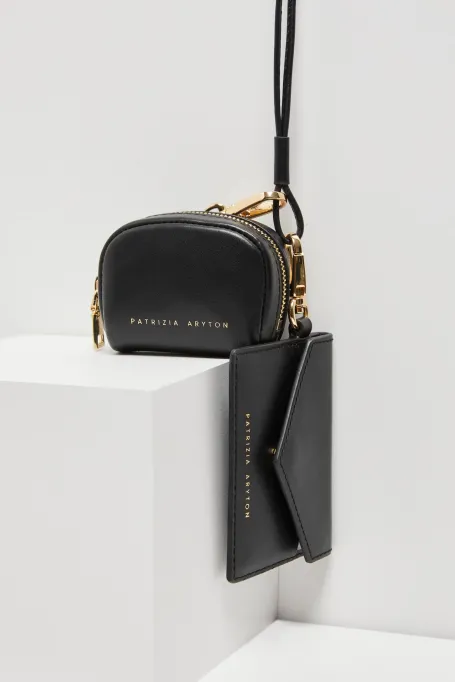 Leder-Mini-Set für Karte, Dokumente, Kopfhörer