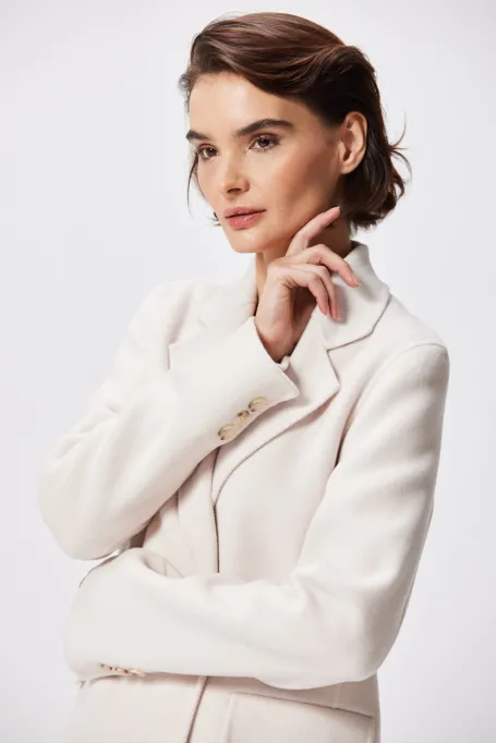 Doubleface-Seidenjacke