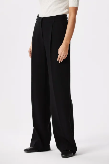 Schwarze, weite Anzughose Schwarze, weite Anzughose