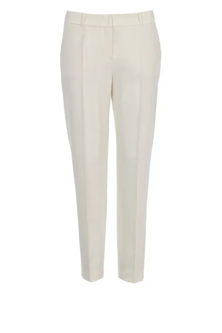 Weiße Lotto-Anzugshose