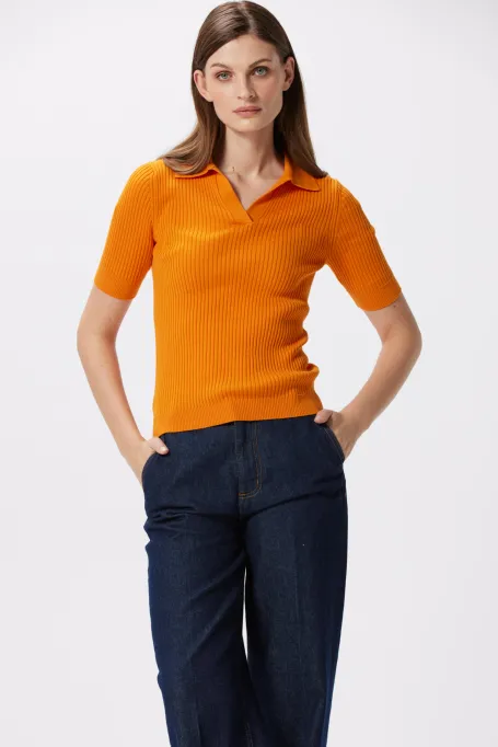 Orange Poloshirt