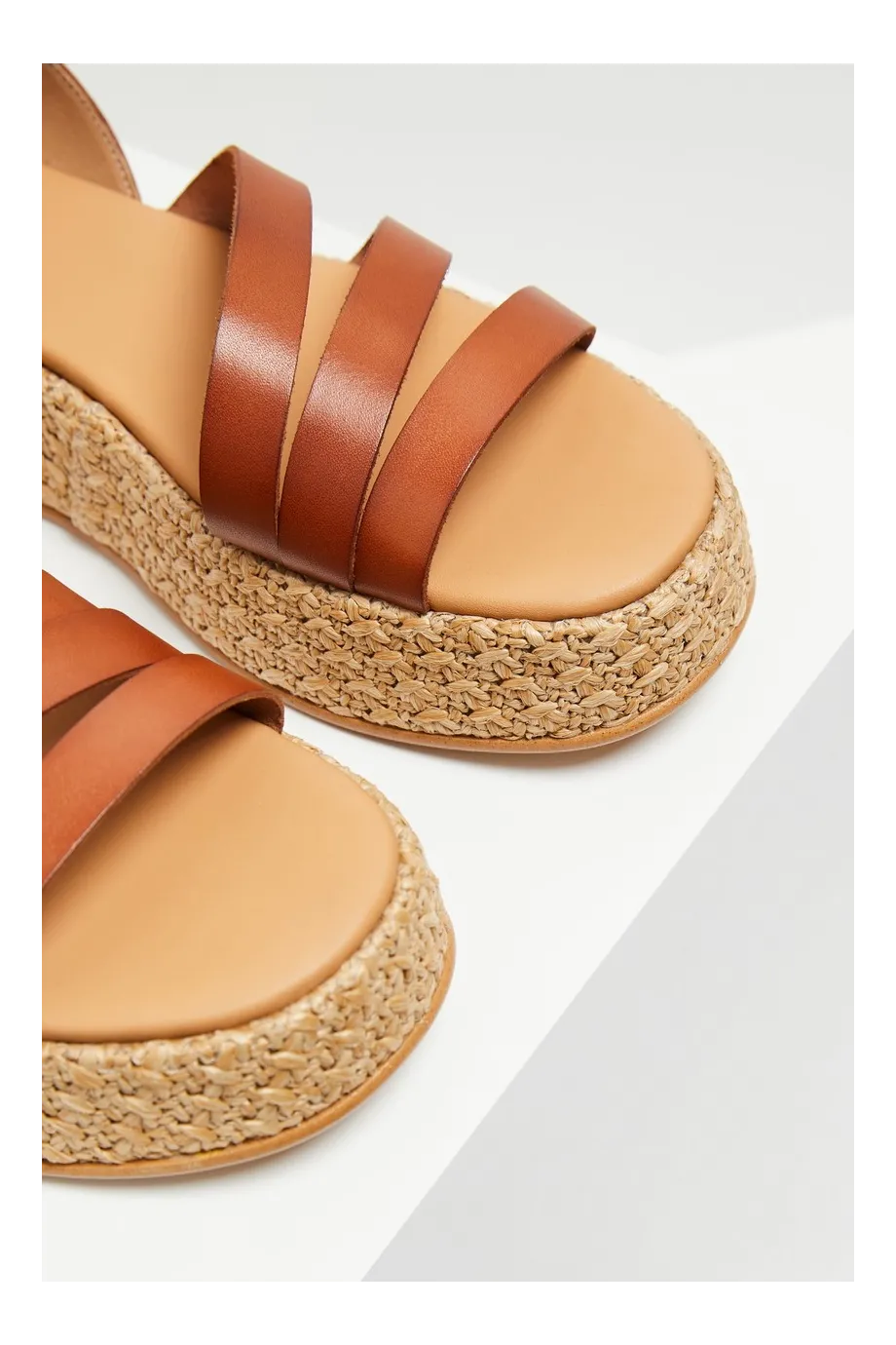 Plateausandalen kamel Plateausandalen kamel