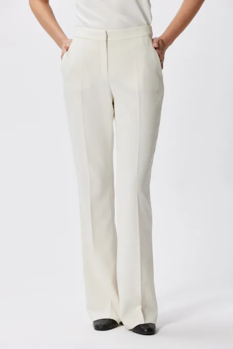 Weiße Anzughose