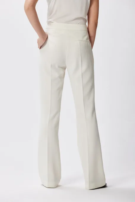 Weiße Anzughose