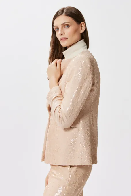 Paillettenblazer zum Anzug