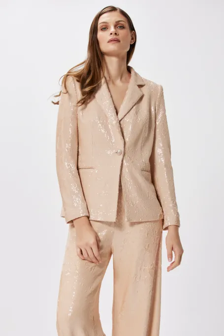 Paillettenblazer zum Anzug