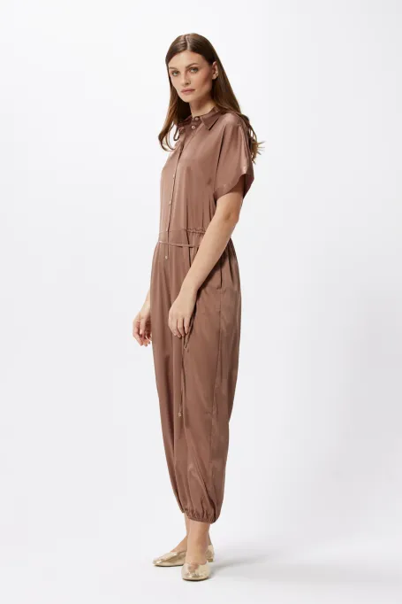 Brauner Overall