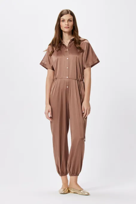 Brauner Overall